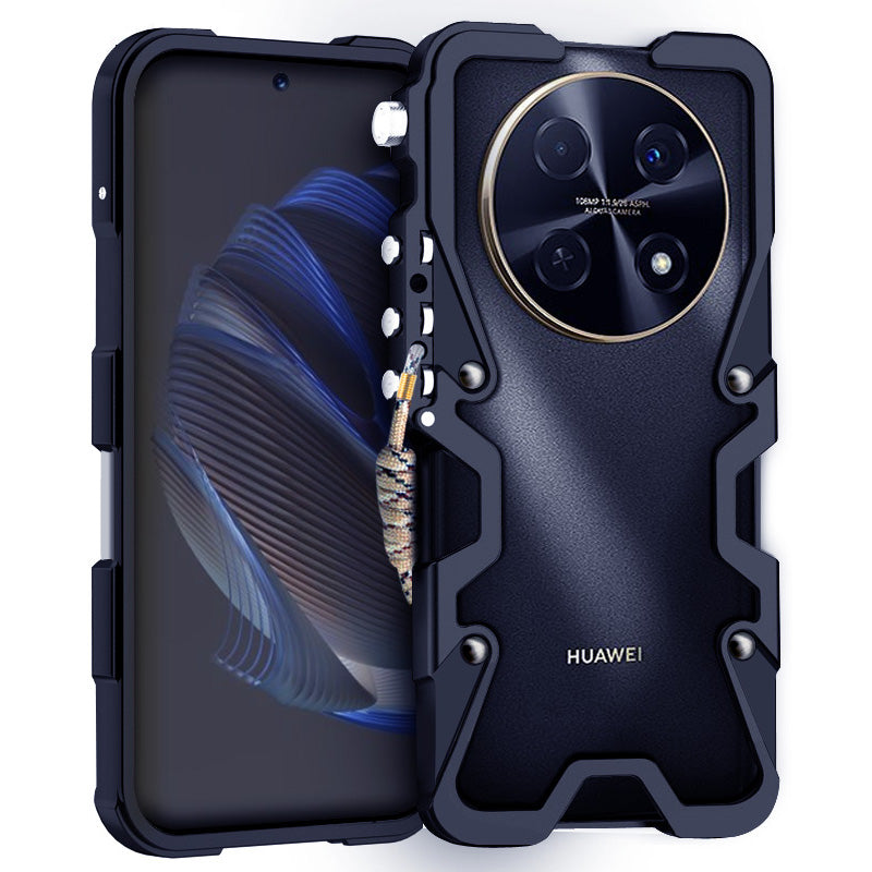For Huawei nova 12i 4G Case Aluminium Alloy Mechanical Arm Shock-Absorb Phone Cover For Huawei nova 12i 4G Case Aluminium Alloy Mechanical Arm Shock-Absorb Phone Cover